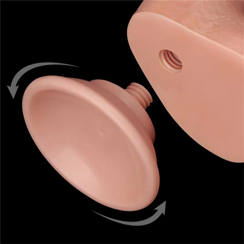 Dildo Dual Density Piel Deslizante Retractil 8.5 · LOVETOY · Dildos — Foto 10