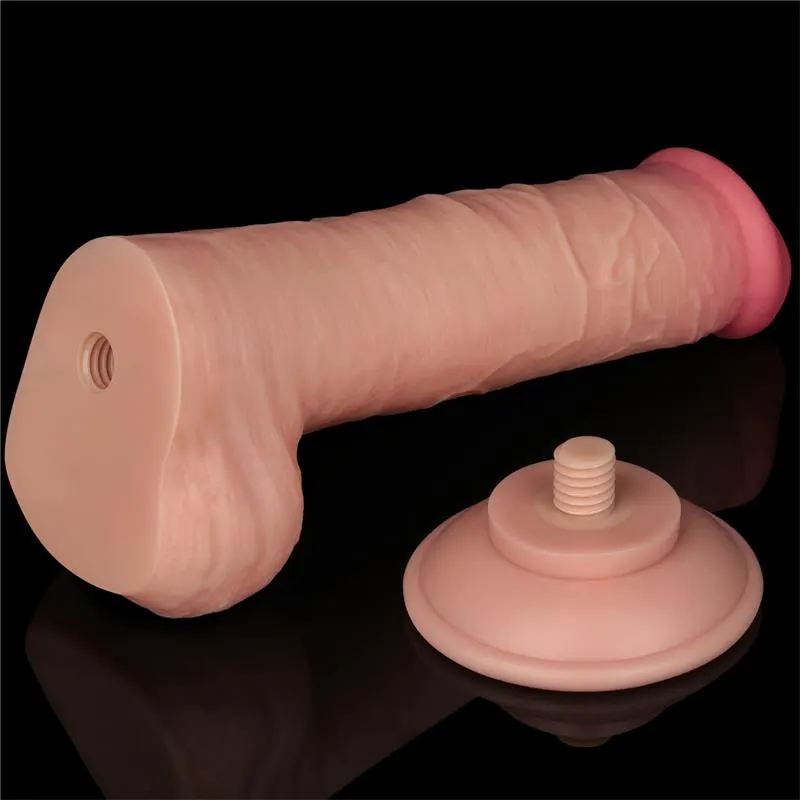 Dildo Dual Layer Piel Deslizante Retractil 8 · LOVETOY · LOVETOY · Dildos — Foto 10