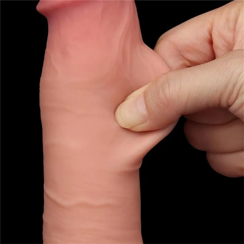 Dildo Dual Layer Piel Deslizante Retractil 8 · LOVETOY · LOVETOY · Dildos — Foto 6