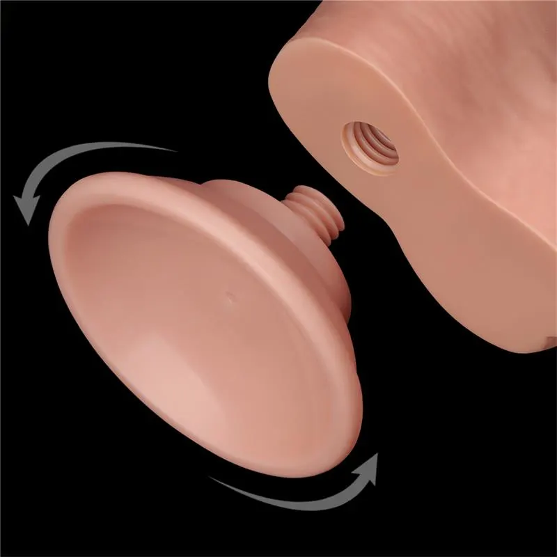 Dildo Dual Layer Piel Deslizante Retractil 8 · LOVETOY · LOVETOY · Dildos — Foto 10