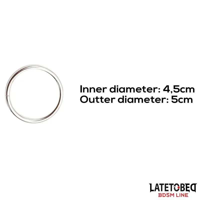 Anillo de Metal Diám. int. 4 cm Diám. ext. 4.8 cm · LATETOBED BDSM LINE · Anillos para el Pene — foto 2