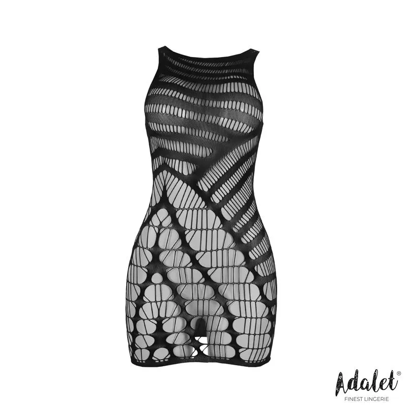 Ilona Bodystocking de Rejilla Patrón Vertical · S/M · ADALET LINGERIE · Conjuntos y Bodies — Foto 3