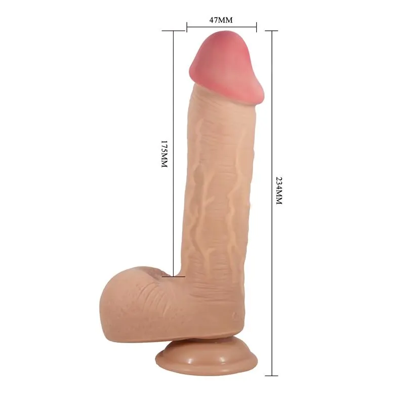 Dildo Realista con con Piel Retractil  9.2 · BAILE · Dildos — Foto 8