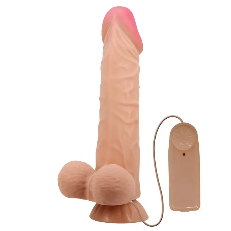 Dildo Realista Doble Densidad Piel Deslizante Retractil 24 cm · BAILE · Dildos