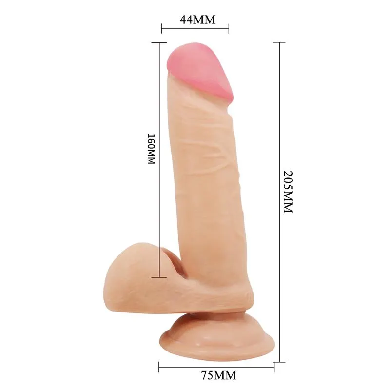 Dildo con Piel Deslizante Retractil 20.5 cm · BAILE · Dildos — Foto 6