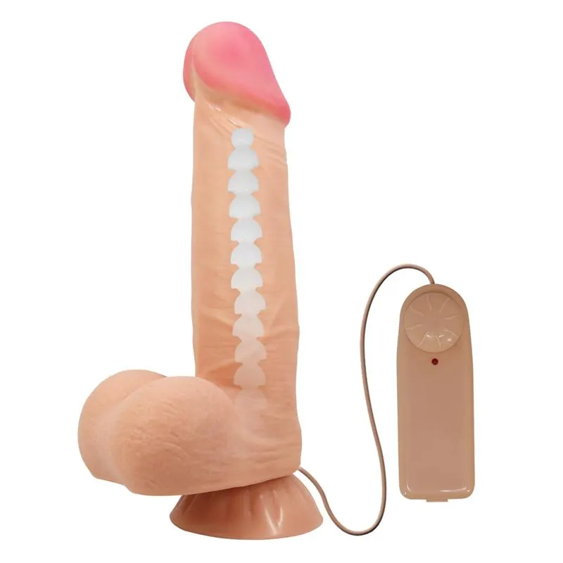 Dildo Realista Doble Densidad Piel Deslizante Retractil · BAILE · Dildos — Foto 2