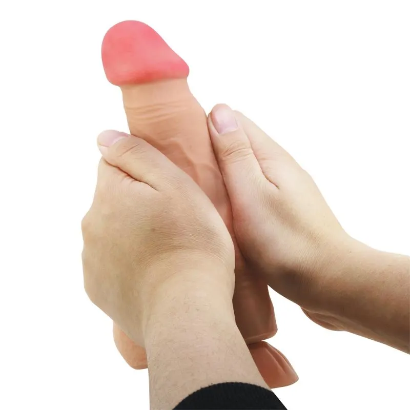 Dildo Realista Doble Densidad Piel Deslizante Retractil · BAILE · Dildos — Foto 7