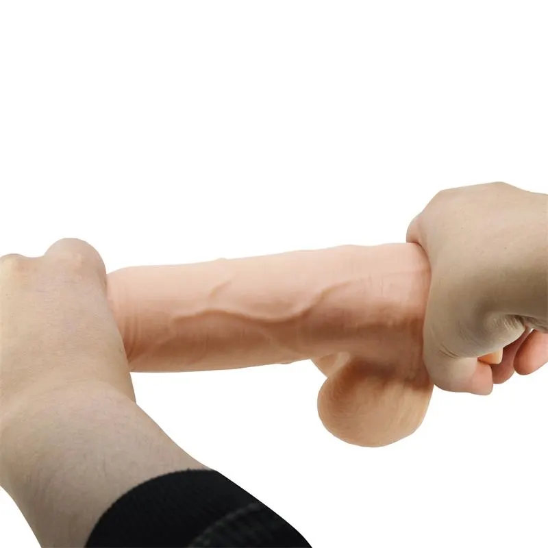 Dildo Realista Doble Densidad Piel Deslizante Retractil · BAILE · Dildos — Foto 8