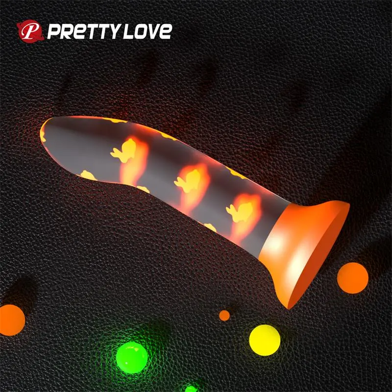 Dildo que Brilla en la Oscuridad Magical Nightfall · PRETTYLOVE · Dildos — Foto 2