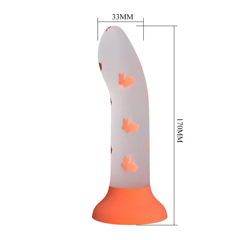 Dildo que Brilla en la Oscuridad Magical Nightfall · PRETTYLOVE · Dildos — Foto 6