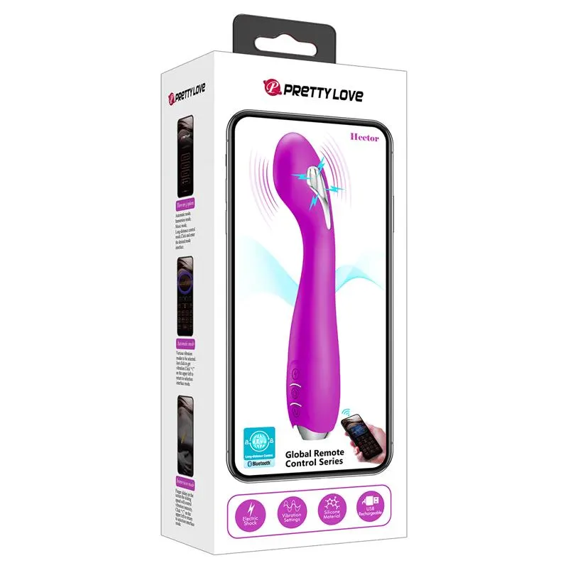 Hector Vibrador con Electroshock y App Rosa · PRETTYLOVE · Vibradores — Foto 16