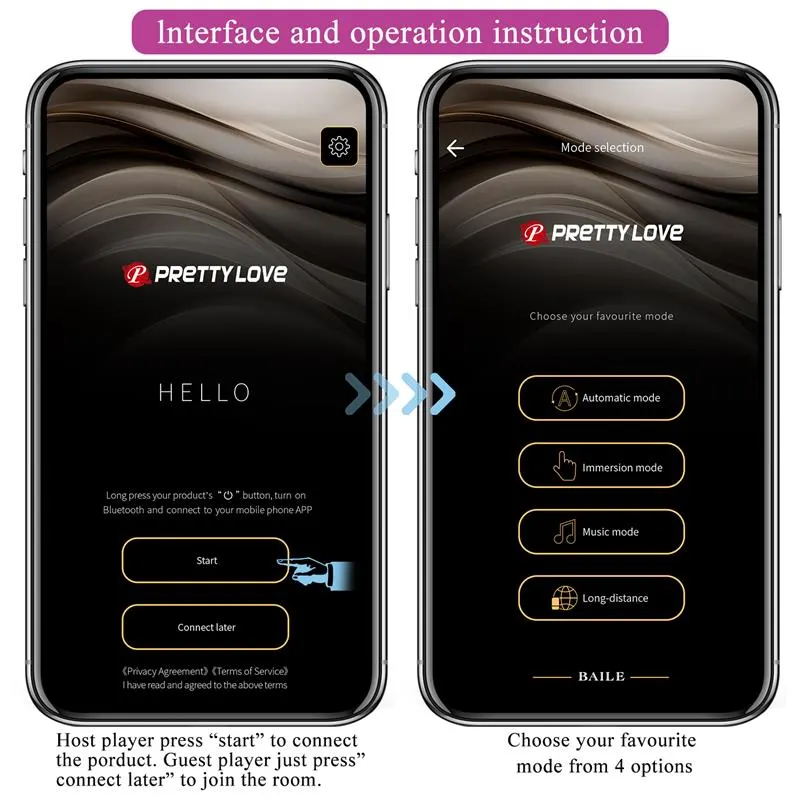 Hector Vibrador con Electroshock y App Rosa · PRETTYLOVE · Vibradores — Foto 9