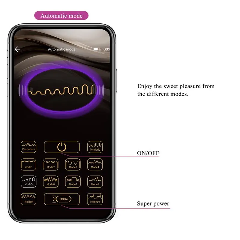 Hector Vibrador con Electroshock y App Rosa · PRETTYLOVE · Vibradores — Foto 10