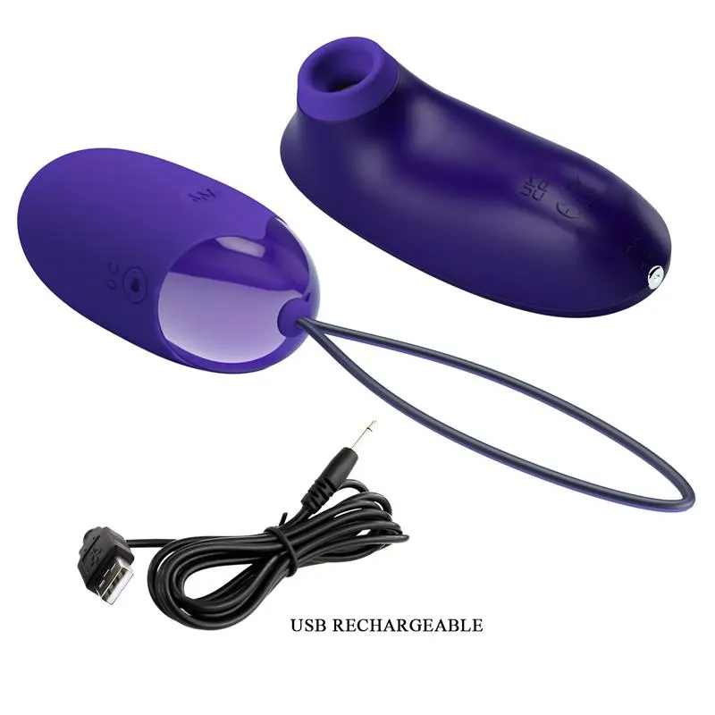 Succionador de Clítoris y Huevo Vibrador · PRETTYLOVE · Estimuladores de Clítoris — Foto 6