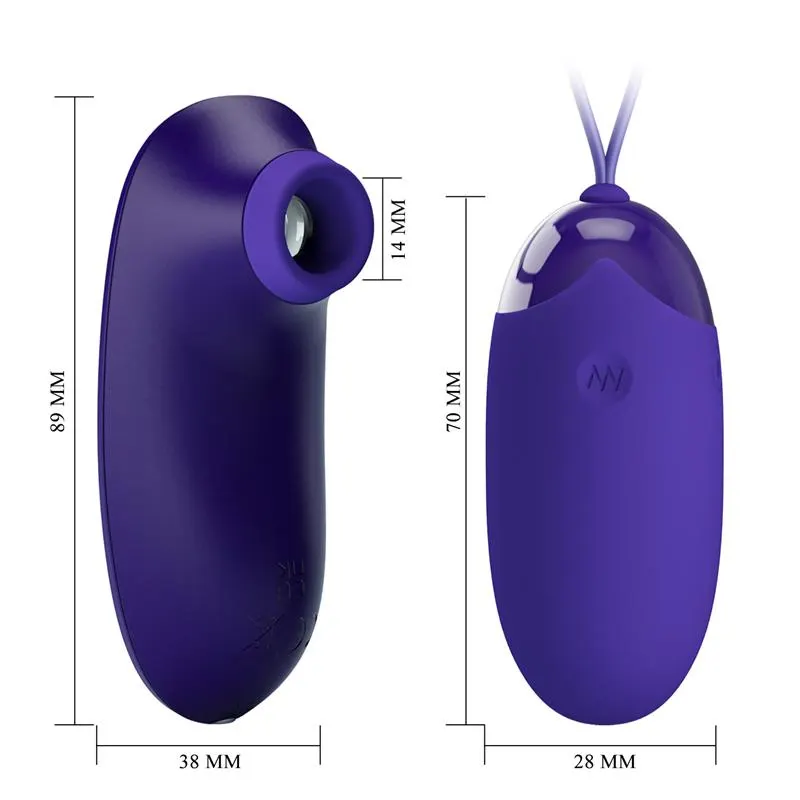 Succionador de Clítoris y Huevo Vibrador · PRETTYLOVE · Estimuladores de Clítoris — Foto 7