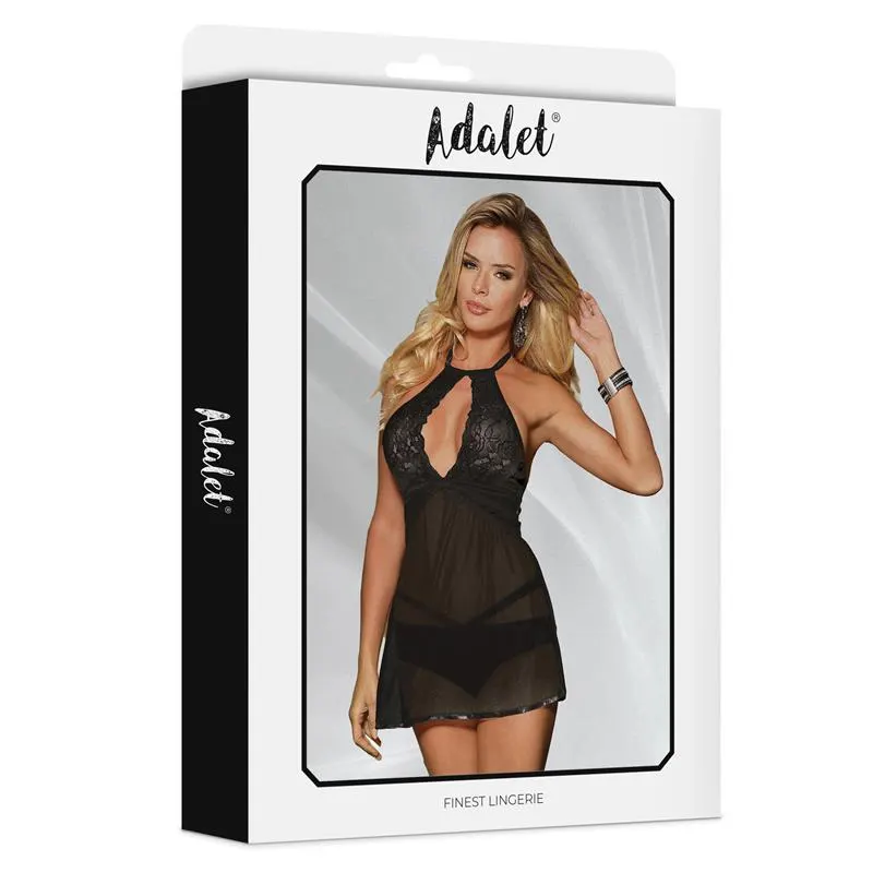 Nova Babydoll Espalda Abierta y Tanga · S/M · ADALET LINGERIE · Conjuntos y Bodies — Foto 4