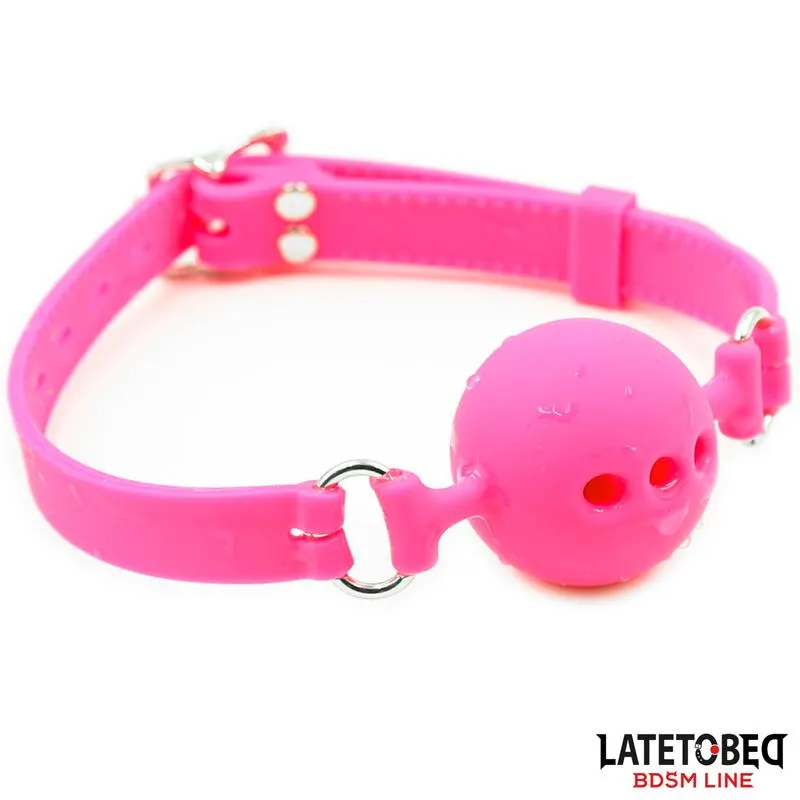 Mordaza Bola Silicona Transpirable M - 4.5 cm · LATETOBED BDSM LINE · Máscaras, Antifaces y Mordazas — photo 2