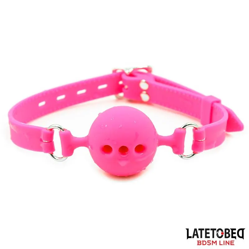 Mordaza Bola Silicona Transpirable M - 4.5 cm · LATETOBED BDSM LINE · Máscaras, Antifaces y Mordazas