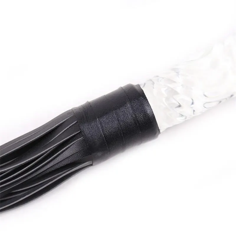 Flogger con Mango de Cristal 70 cm · LATETOBED BDSM LINE · Spanking y Azotes — photo 5